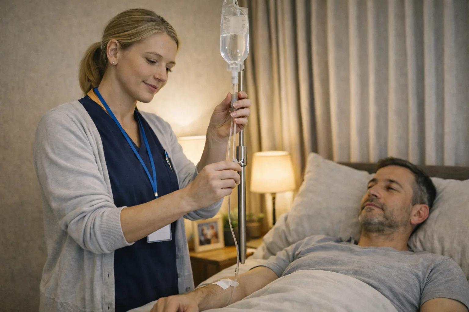 Постановка капельницы на дому